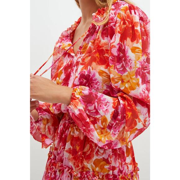 Misa Clementine Dress Floral Burst - Picture 3 of 11